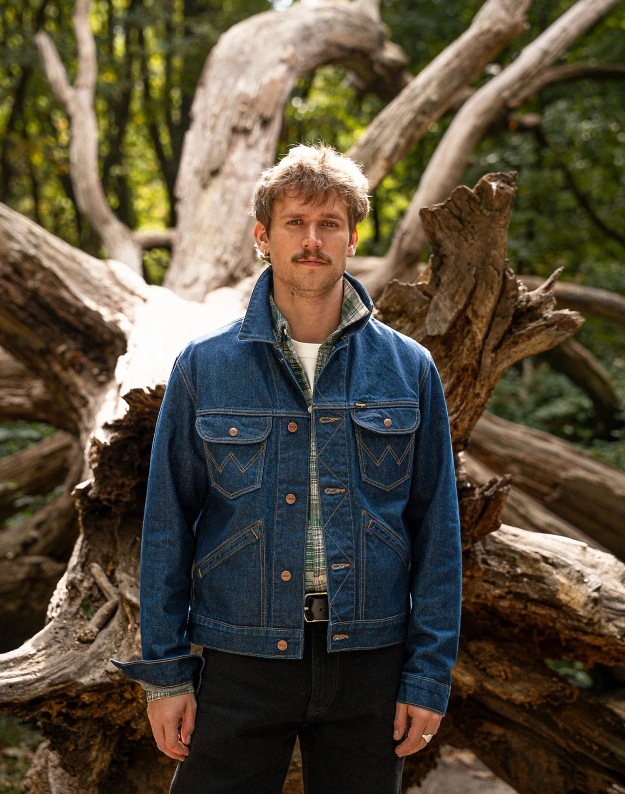 MESKA KURTKA WRANGLER 124MJ RINSE 112341042