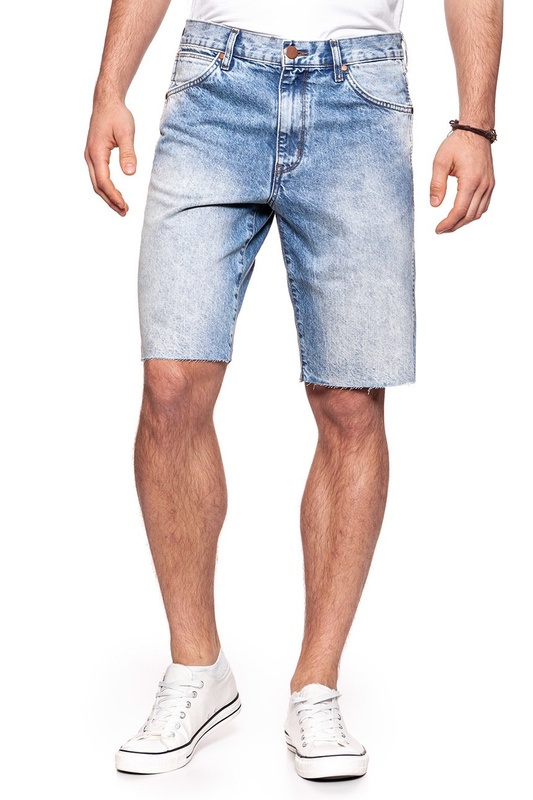 KRÓTKIE SPODENKI WRANGLER DENIM SHORT GLASTON BLUE W14CGW13S 112126589