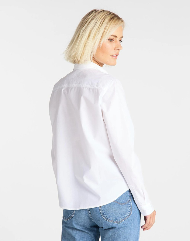 LEE REGULAR SHIRT DAMSKA KOSZULA REGULAR FIT CLOUD DANCER L46ALSHA 112110738