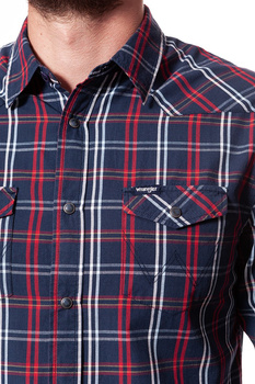 KOSZULA WRANGLER WESTERN SHIRT RED W59734M47 112129831