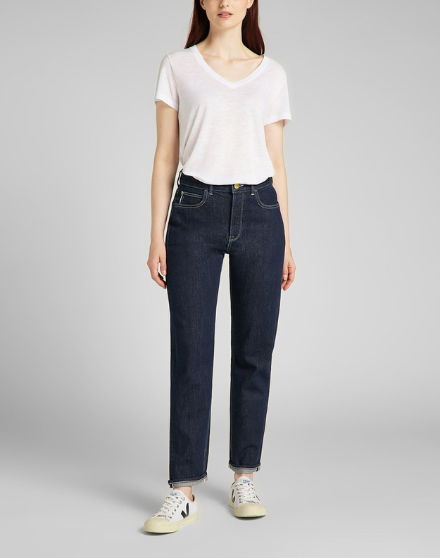 LEE CAROL BUTTON DAMSKIE SPODNIE JEANSOWE FLY RINSE L31ANI36 112139825
