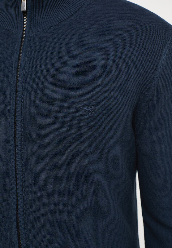 MUSTANG Edgar Zip Cardigan MĘSKI SWETER ROZPINANY SKY CAPTAIN 1013275 5323