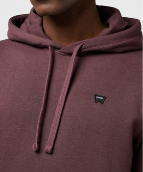 MESKA BLUZA WRANGLER SIGN OFF HOODIE MAHOGANY 112371459