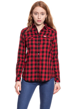 KOSZULA WRANGLER LS WESTERN SHIRT SCARLET RED W5240N6UU 112129356