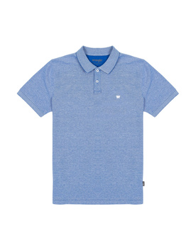 WRANGLER REFINED POLO SHIRT MĘSKA KOSZULKA POLO POLÓWKA BLUE W749KHX05 112330821