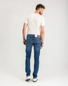 MUSTANG OREGON SLIM MĘSKIE SPODNIE JEANSOWE JEANSY DŻINSY DENIM BLUE 1015041 5000 702