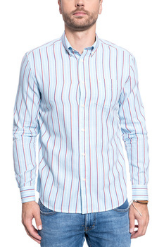 KOSZULA MĘSKA WRANGLER LS 1PKT BUTTON DOWN CERULEAN BLUE W5A34SXVT 112130013