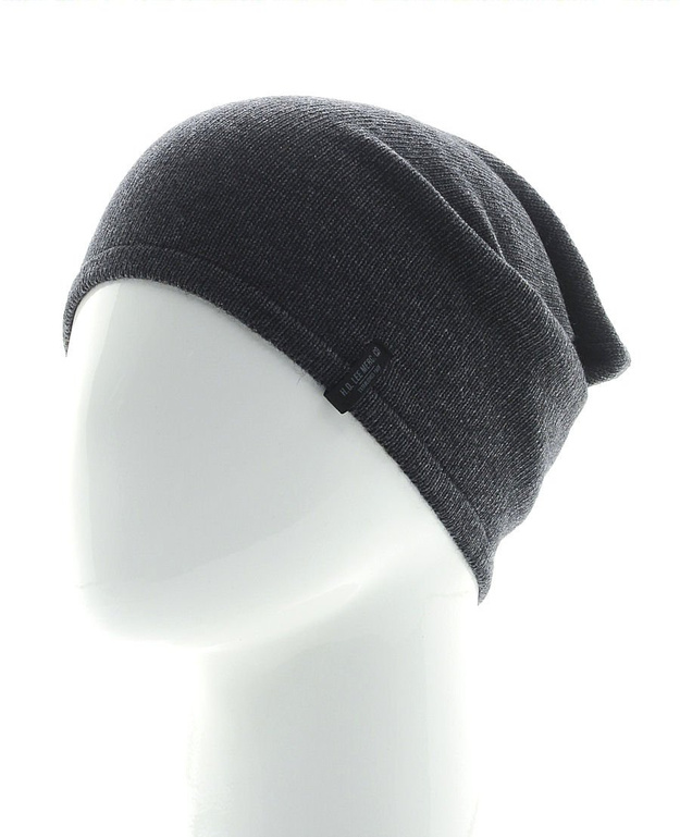 LEE OVERSIZED BEANIE DARK GREY MELE LW104806