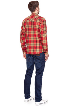 KOSZULA WRANGLER LS WESTERN SHIRT SALSA RED W5969SZWN 112129819