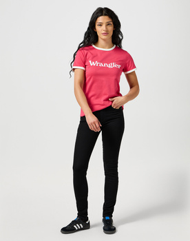 DAMSKIE SPODNIE WRANGLER HIGH SKINNY NOIR 112355388
