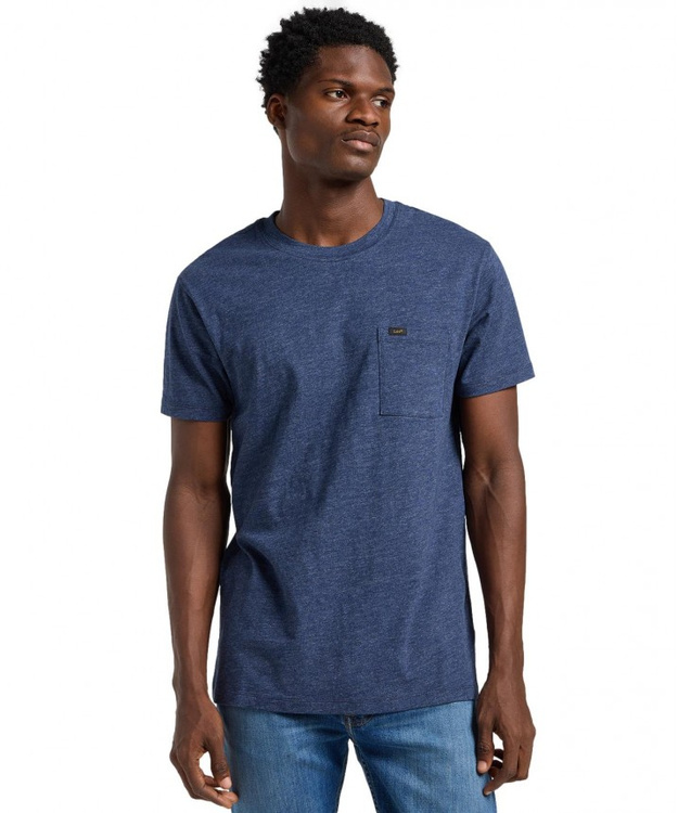 MESKA KOSZULKA LEE ULTIMATE POCKET TEE NAVY MELE 112365463
