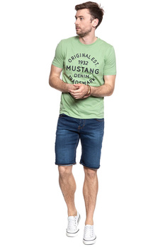 MUSTANG T SHIRT Logo T-Shirt MISTLETOE 1007561 6206