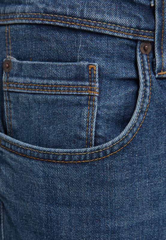 Męskie Spodnie Jeansowe Mustang Washington Denim Blue 1010621 5000 702