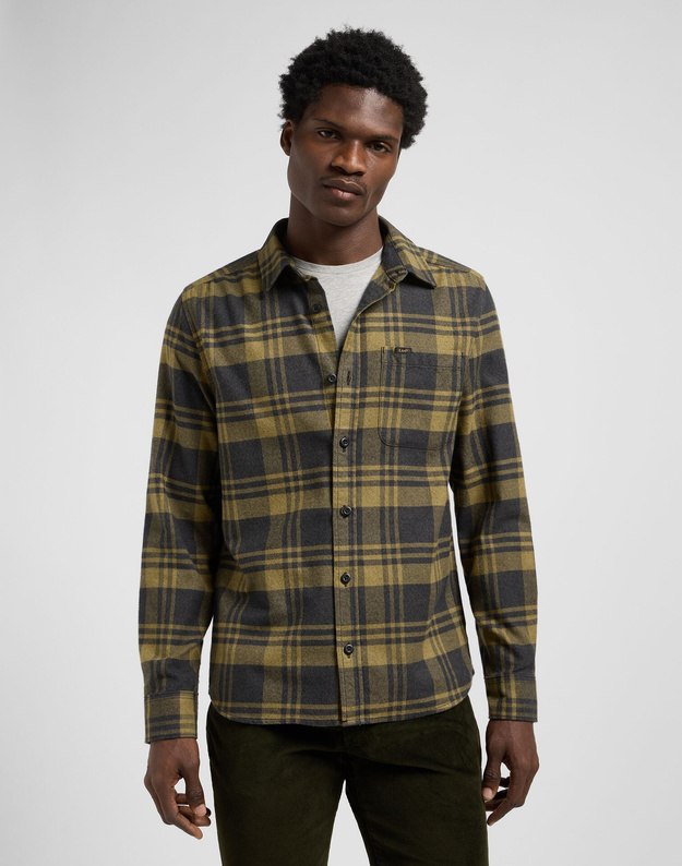 MESKA KOSZULA LEE LEESURE SHIRT MOSS GARDEN JASPE 112370559