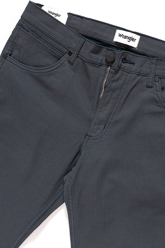 WRANGLER SPODNIE MĘSKIE GREENSBORO NAVY GREY W15Q12134 112126825