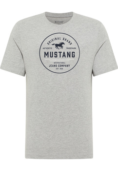 Męski T-Shirt Mustang Style Alex Mid Grey Mélange 1017334 4140