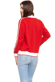 WRANGLER ZIP THRU SWEAT TRUE RED W605RIC74 112130407