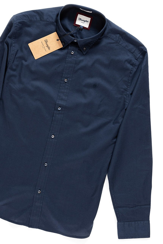 WRANGLER BUTTON DOWN SHIRT MOOD INDIGO W57659A38