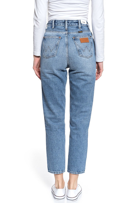 WRANGLER MOM JEANS ASH CLOUD W246RI97I 112127944