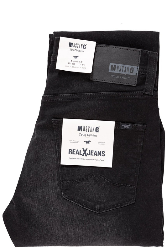 SPODNIE MĘSKIE MUSTANG Boston K DENIM BLACK 1008806 4000 940