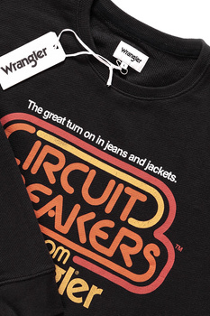 BLUZA WRANGLER MĘSKA CIRCUIT SWEAT FADED BLACK W6546I4V6 112130549