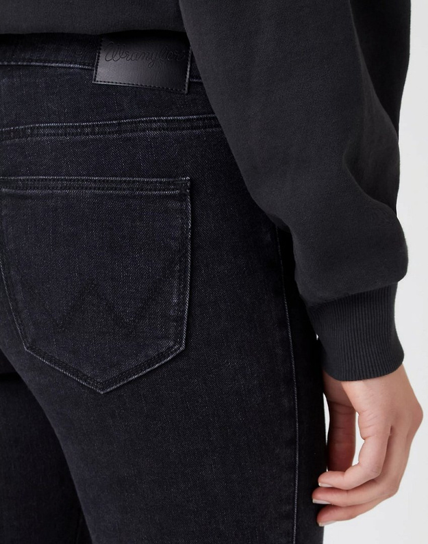 WRANGLER SKINNY DAMSKIE SPODNIE JENASOWE STATIC NIGHT W28KZJ35J 112144782