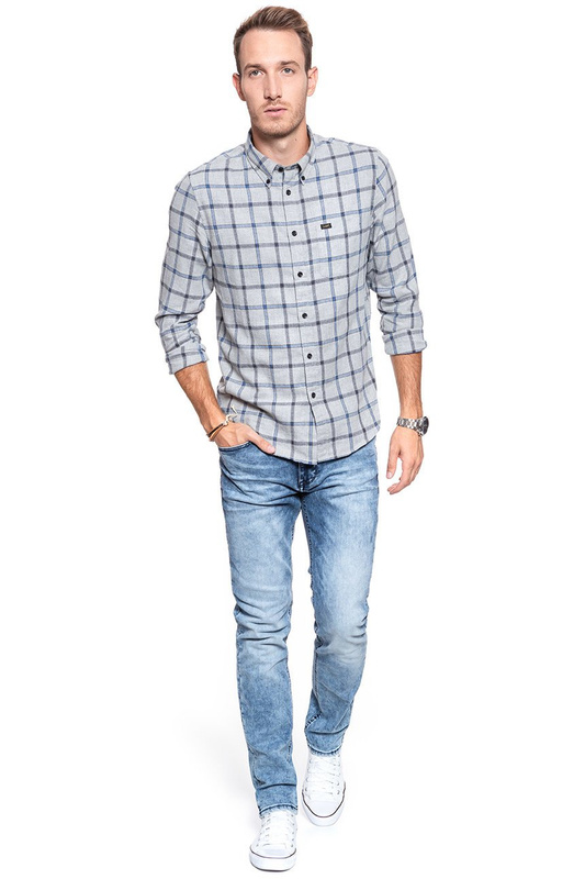 SPODNIE MĘSKIE MUSTANG Jeans Vegas Slim Fit  Light Used Blue 1008321 5000 435