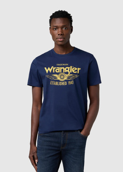 MESKA KOSZULKA WRANGLER AMERICANA TEE NAVY 112371415