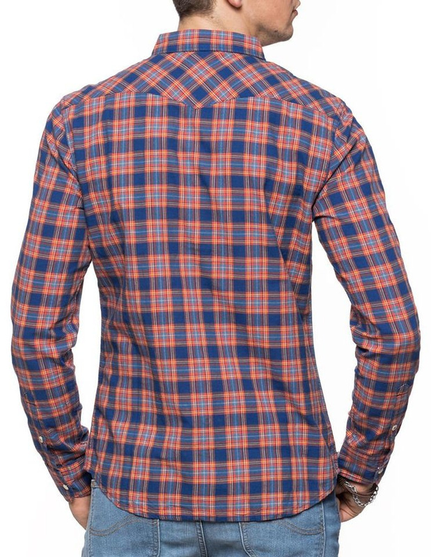 LEE WESTERN SHIRT NIGHT BLUE L643XADY