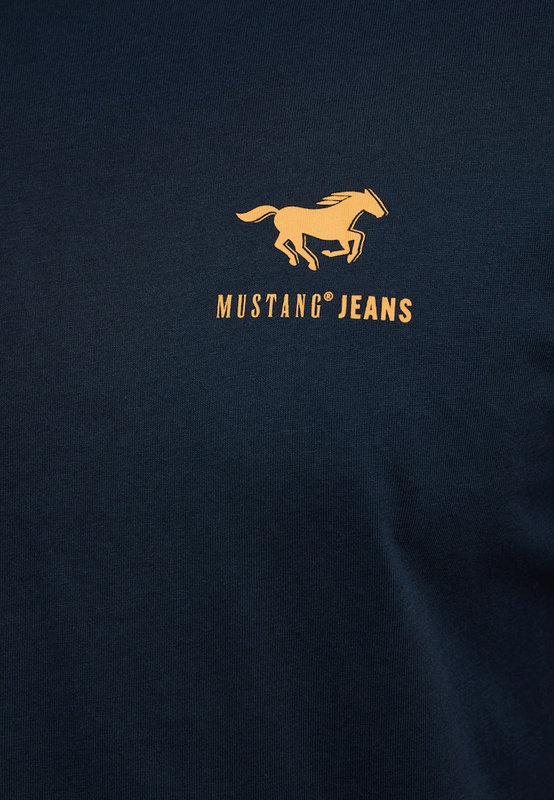 Męski T-Shirt Mustang Style Austin Dark Sapphire 1016866 4136
