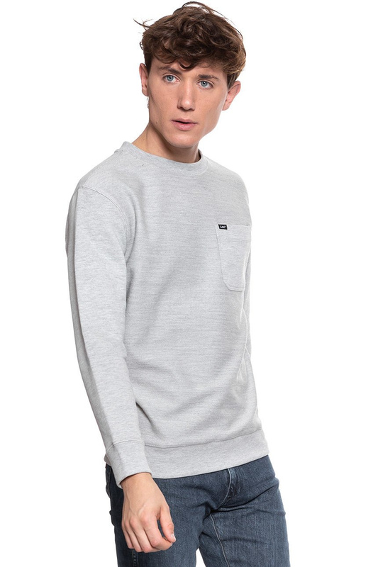 BLUZA LEE NEW POCKET SWS GREY MELE L82MWOMP 112122114