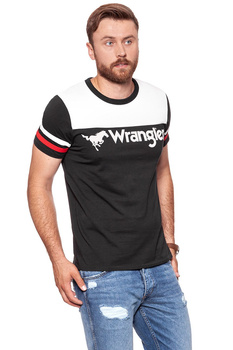 KOSZULKA WRANGLER RUGBY TEE FADED BLACK W7B85GLV6 112131557