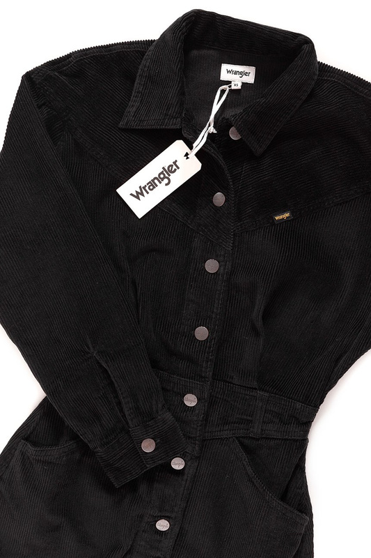 DAMSKA SUKIENKA WRANGLER WESTERN DRESS BLACK W9069TD01 112132430