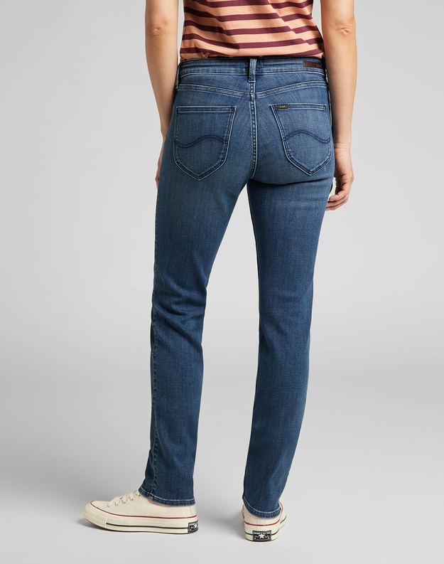 LEE MARION STRAIGHT DAMSKIE SPODNIE JEANSOWE DARK ABERDEEN L301SIMX 112139766