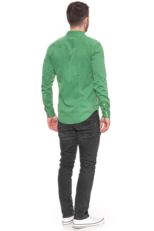 WRANGLER WESTERN SHIRT FAIRWAY GREEN W5965MV1Q