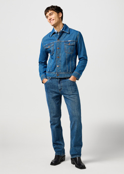 MESKA KURTKA JEANSOWA WRANGLER CLASSIC JACKET STONEWASH 112362737