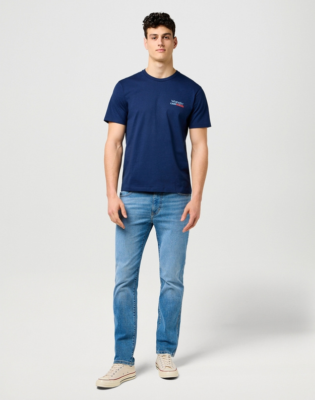 MESKA KOSZULKA WRANGLER SMALL AMERICANA TEE NAVY 112371410
