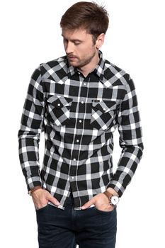 KOSZULA LEE WESTERN SHIRT PITCH BLACK L643ZCEM 112115448