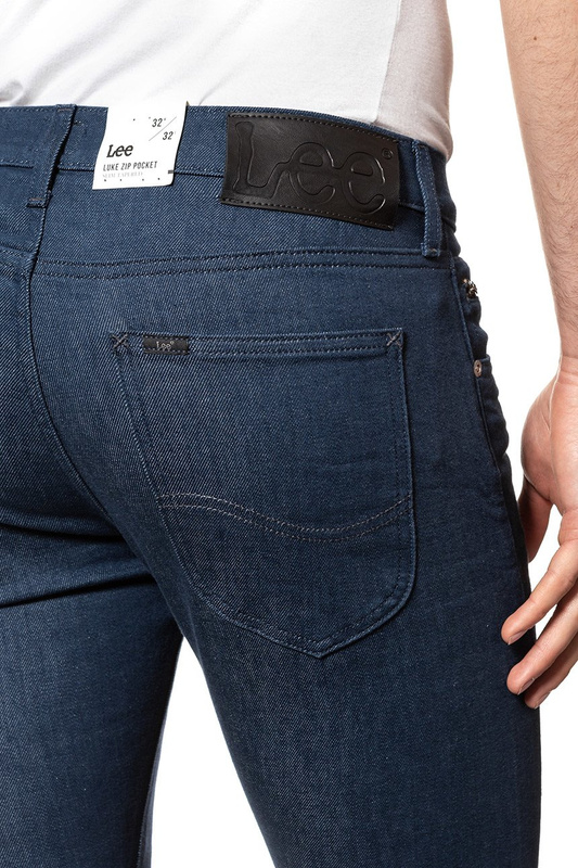 JEANSY MĘSKIE LEE LUKE ZIP POCKET WORK BLUE L72GDOAR 112119655