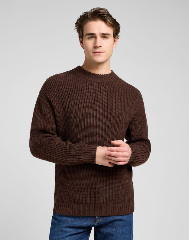 MESKI SWETER LEE CHUNKY CREW NECK ARABICA 112370541
