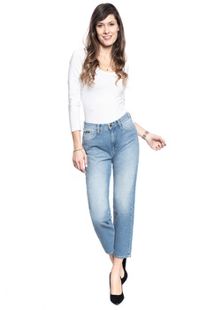 SPODNIE DAMSKIE LEE REGULAR STRAIGHT 90'S CAROL WORN CALLIE L30JGAZM 112106462