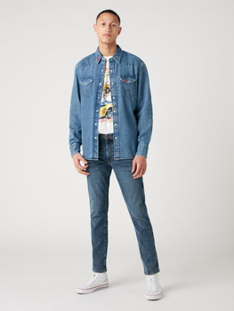 MĘSKI T-SHIRT WRANGLER SS CAR TEE OFF WHITE W7APGF737 112131356