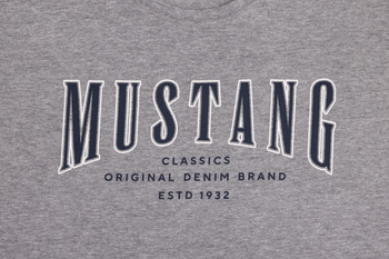 Męski T-Shirt Mustang Style Alex Mid Grey Mélange 1017336 4140