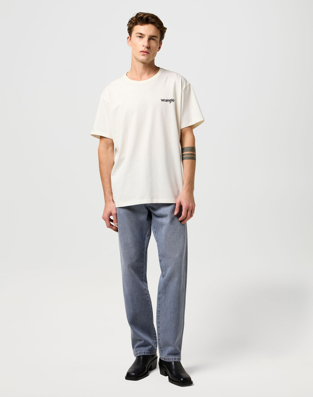 MESKA KOSZULKA WRANGLER VINTAGE TEE BIRCH 112371467