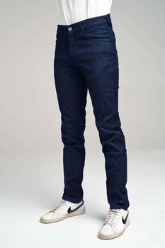 LEE DAREN ZIP FLY MĘSKIE SPODNIE JEANSOWE JEANSY DARK BLUE WOOD L707DHJR 112140671