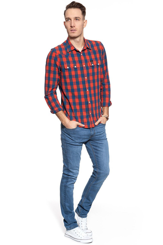 SPODNIE MĘSKIE MUSTANG SPODNIE MĘSKIE Jeans Bosten Slim Fit Fresh Blue 1007660 5000 602