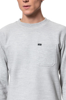 BLUZA LEE NEW POCKET SWS GREY MELE L82MWOMP 112122114