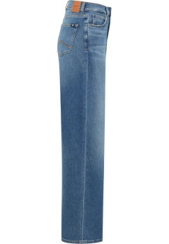 Damskie Spodnie Jeansowe Mustang Style Luise Wide Denim Blue 1016553 5000 521