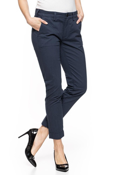 SPODNIE LEE DAMSKIE CHINO FRENCH NAVY L310GK84