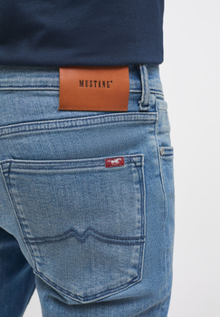 MĘSKIE SPODNIE JEANSOWE MUSTANG ATLANTA SUPER SKINNY DENIM BLUE 1014186 5000 313